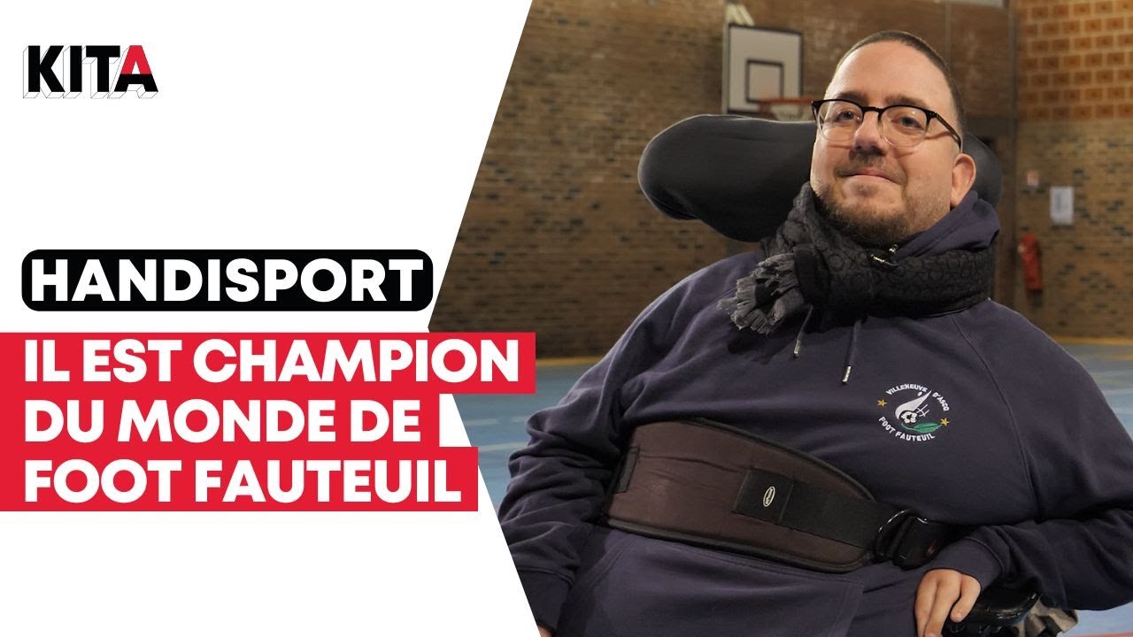 Un Villeneuvois est champion du monde de foot fauteuil